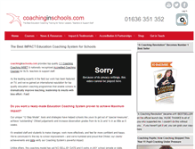 Tablet Screenshot of coachinginschools.com